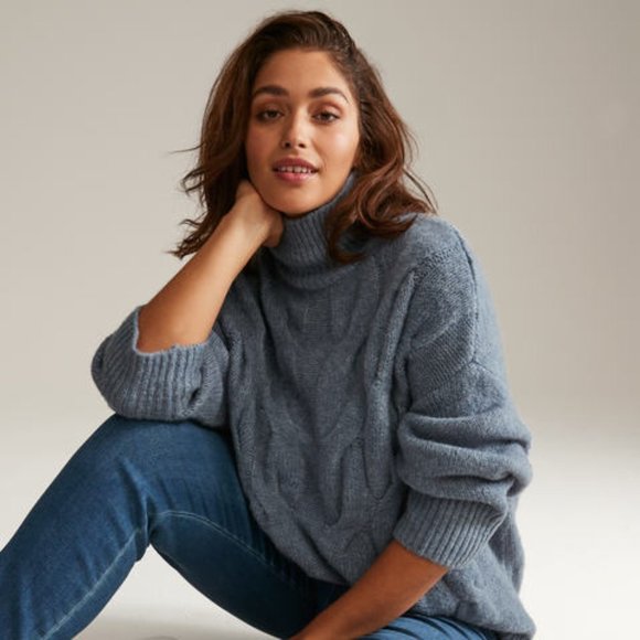 Cable Knit Sweater Jumper 